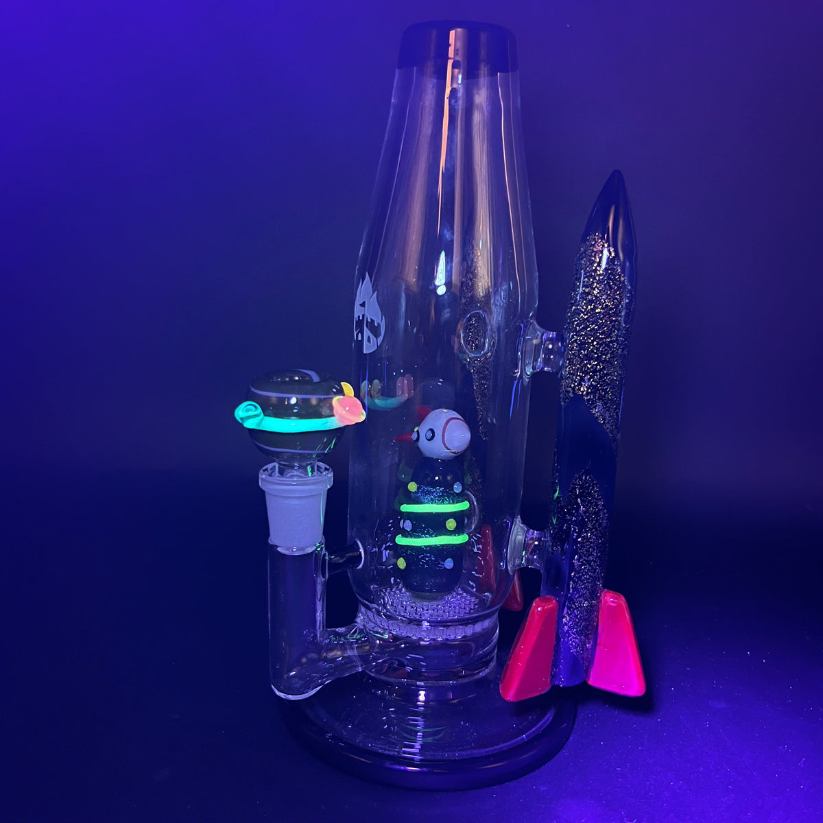 Empire Glassworks Galactic Rocket Ship Bong-Meech Madness Smoke Shop