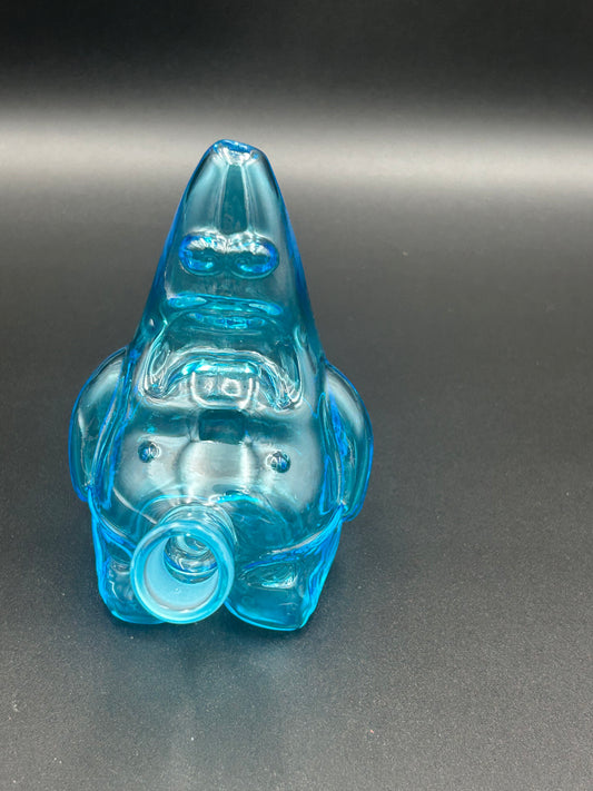 4” Inspired Starfish Character Water Pipe – Blue - Meech Madness Smoke Shop