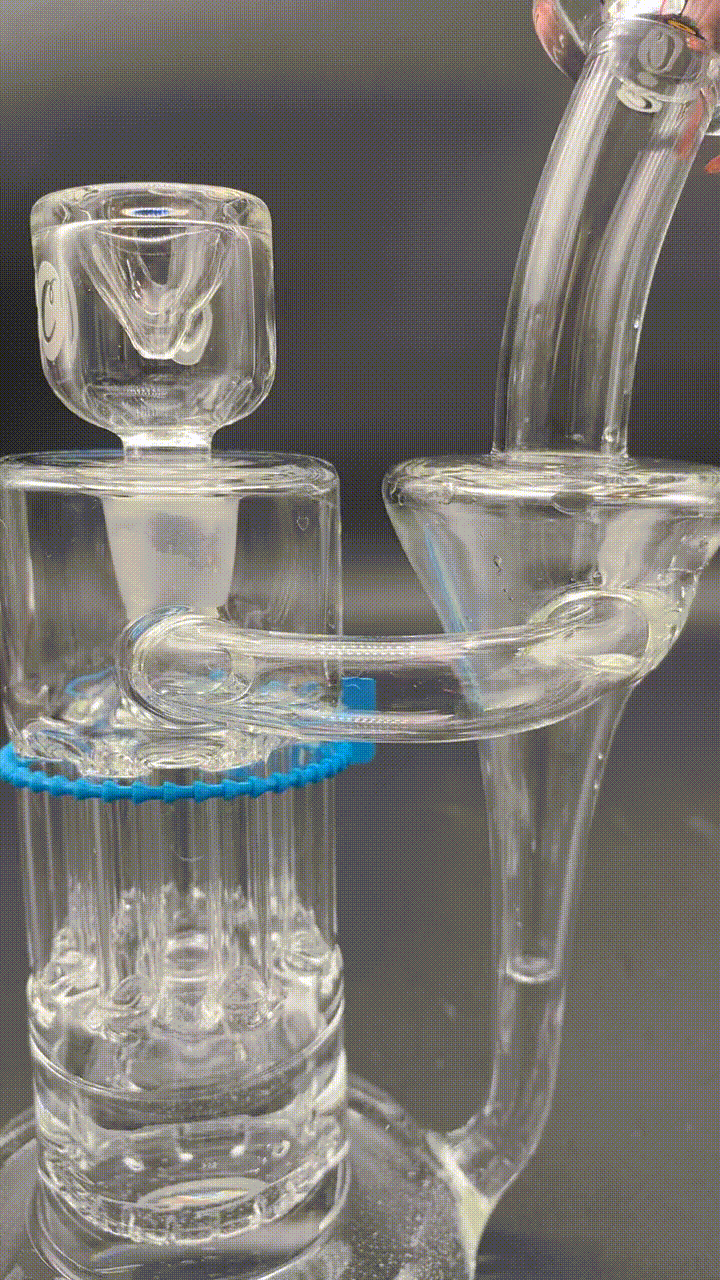 Cookies Flowcycler Glass Water Pipe - 8.5"-Avernic Smoke Shop