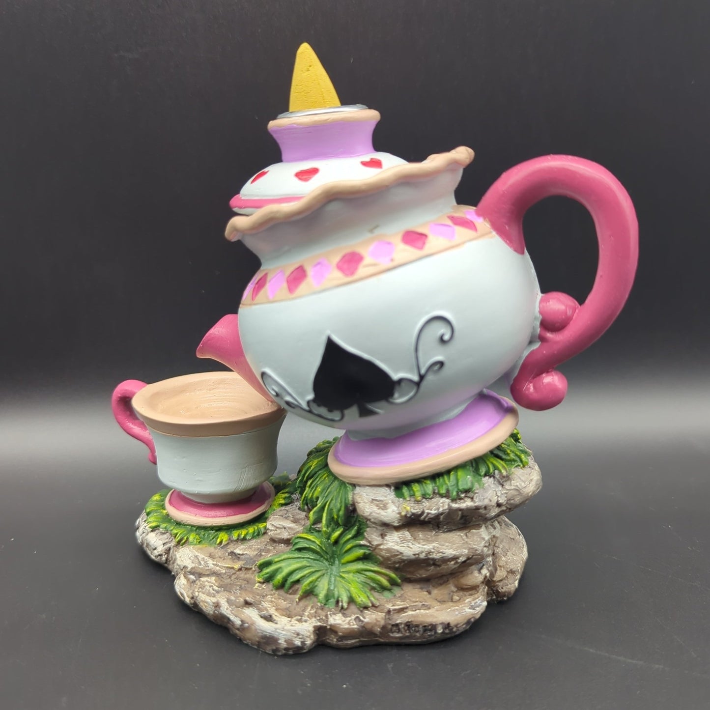 Ace Teapot Backflow Polyresin Incense Burner | 5.25" - Meech Madness Smoke Shop