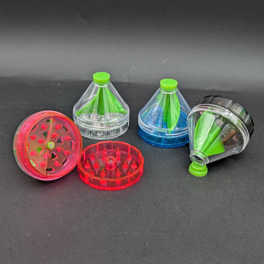 Acrylic Cone Filling Grinder-Avernic Smoke Shop
