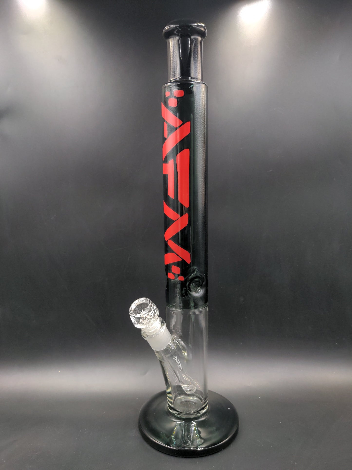 AFM Double Color Straight Tube Bongs 18"-Avernic Smoke Shop
