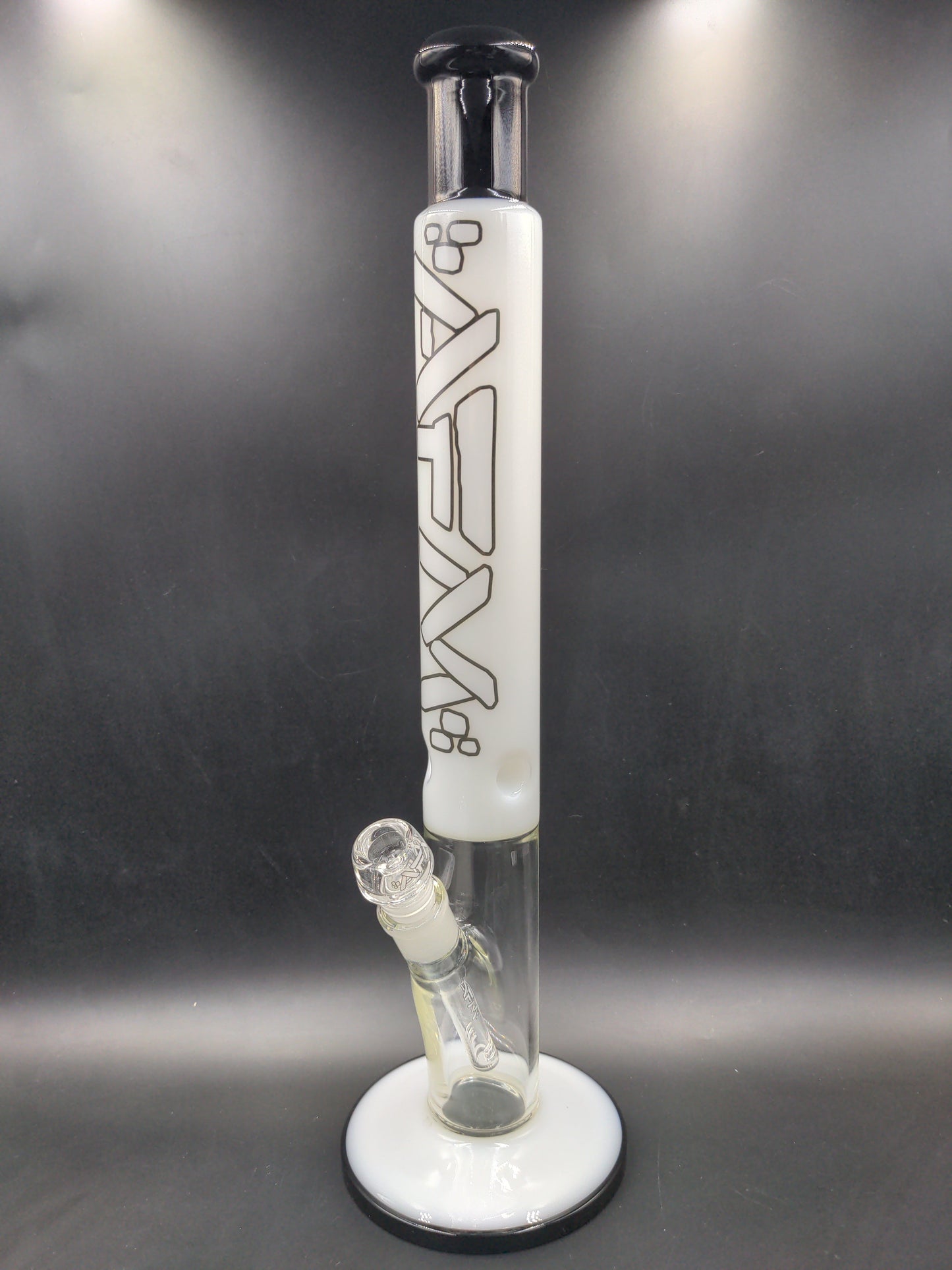 AFM Double Color Straight Tube Bongs 18"-Avernic Smoke Shop