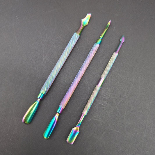 Anodized Metal Dab Tools w/ Assorted Tips-Avernic Smoke Shop