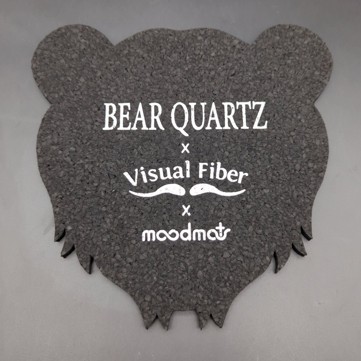 Bear Quartz x moodmats Dab Mat | BQ x Visual Fiber | 8" - Meech Madness Smoke Shop