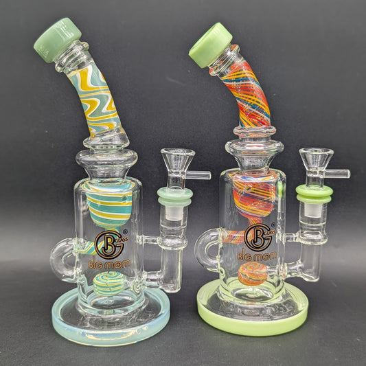 Big Mom Glass 8" Klein Recycler Bong
