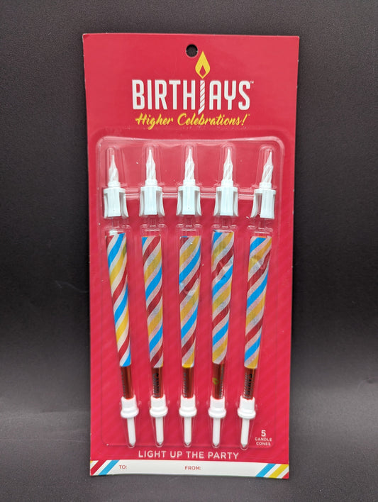 BirthJays Birthday Pre-Rolled Candle Cones | King Size | 5pc Pack-Avernic Smoke Shop