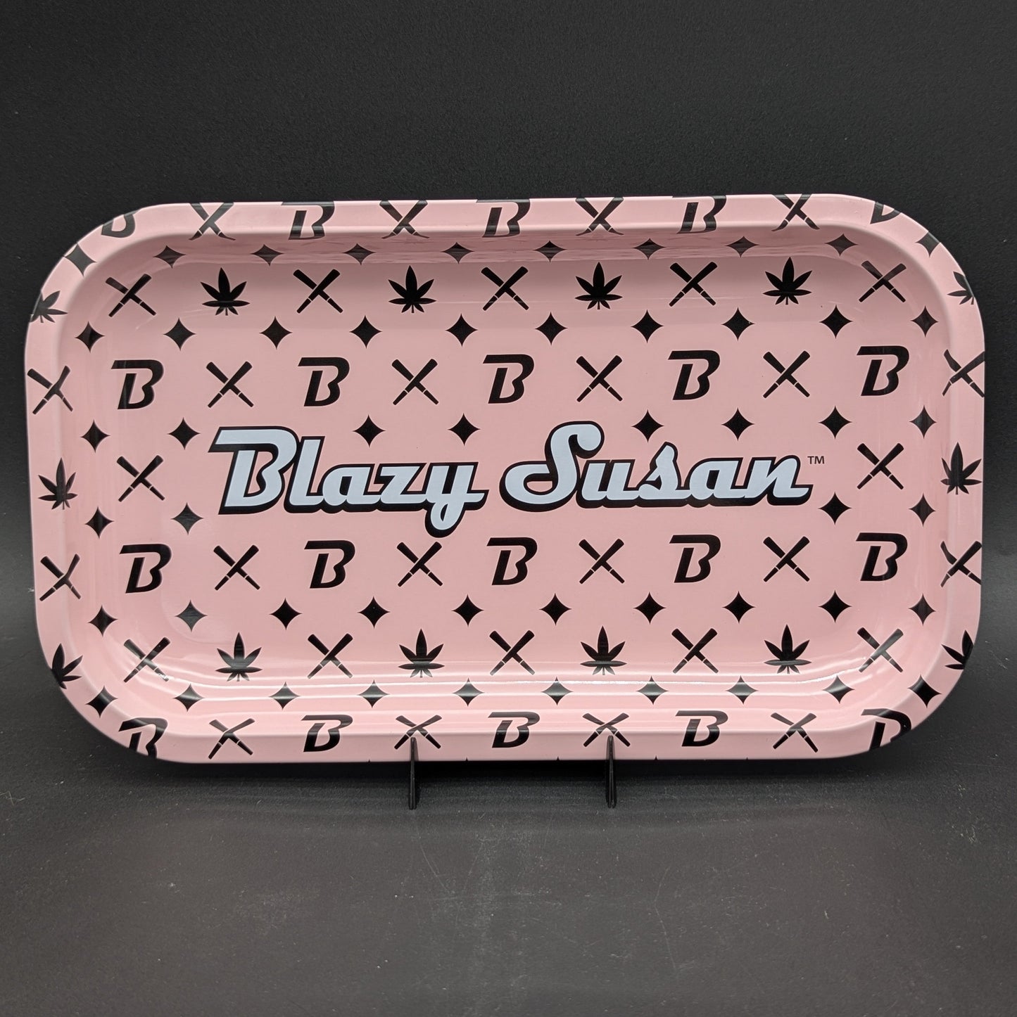 Blazy Susan Medium Metal Rolling Tray