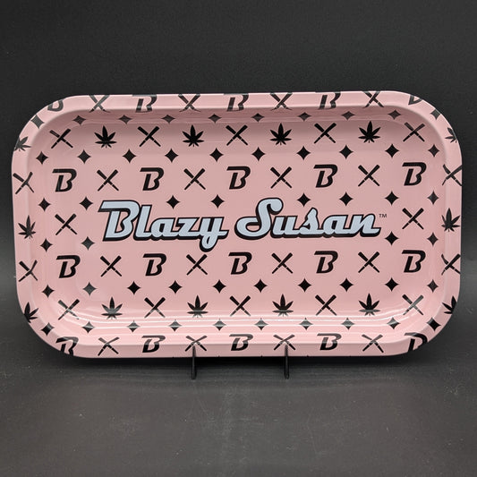 Blazy Susan Medium Metal Rolling Tray-Avernic Smoke Shop