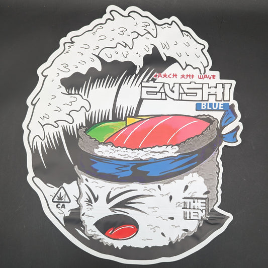 Blue Zushi 1 Pound Mylar Bags-Avernic Smoke Shop
