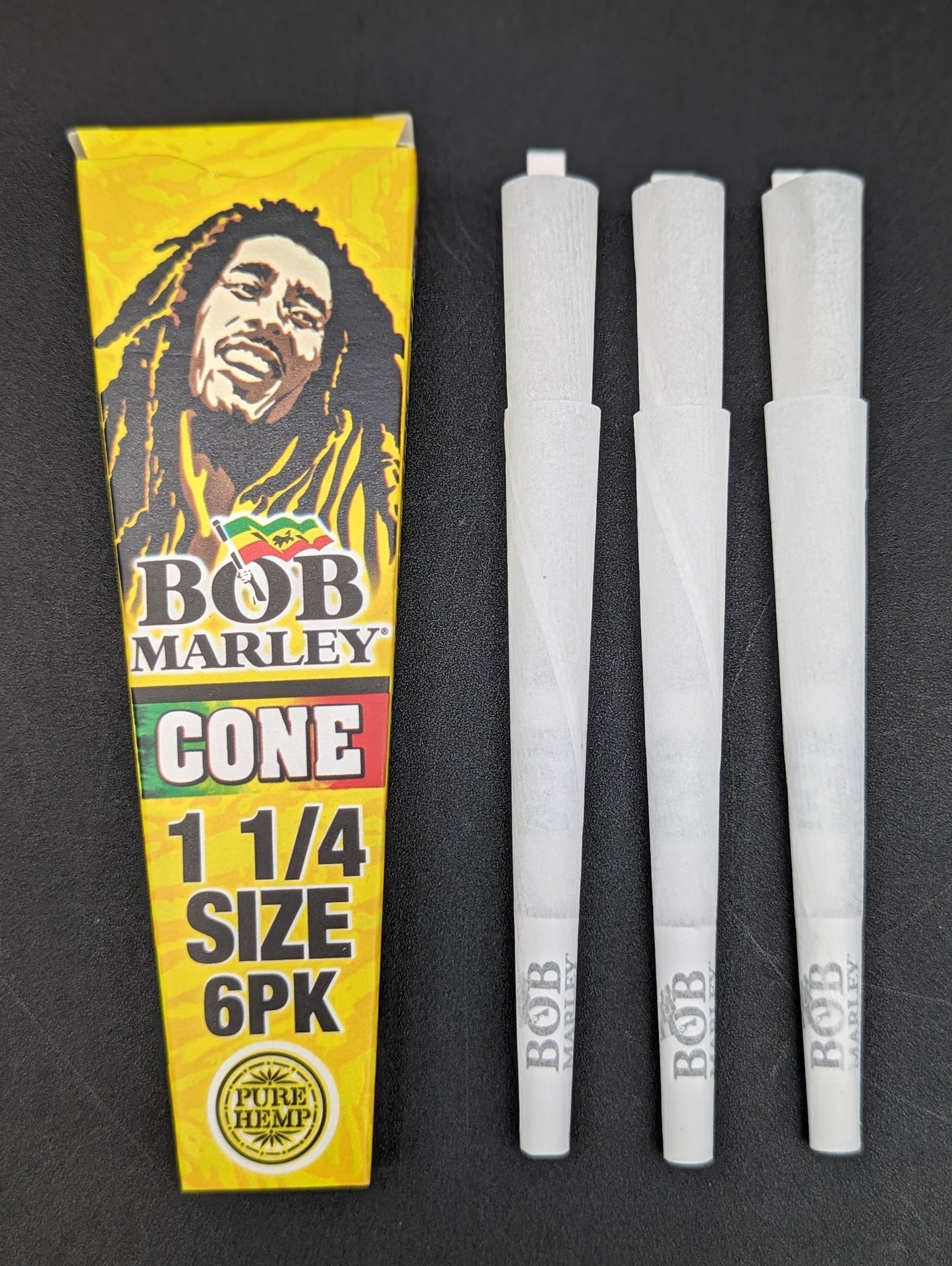 Bob Marley Pre-Rolled Hemp Cones | 1 1/4 | 6pc-Avernic Smoke Shop