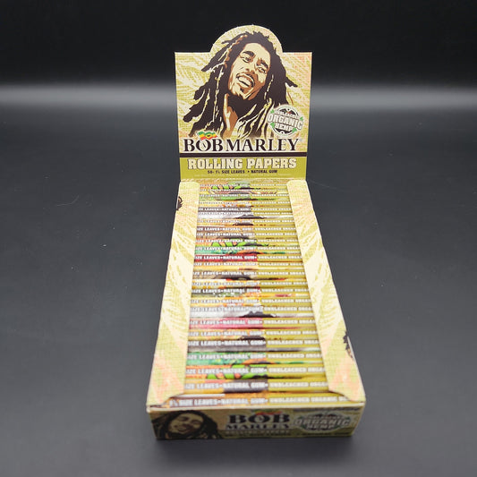 Bob Marley Rolling Papers Organic Hemp - 1-1/4" Box-Avernic Smoke Shop