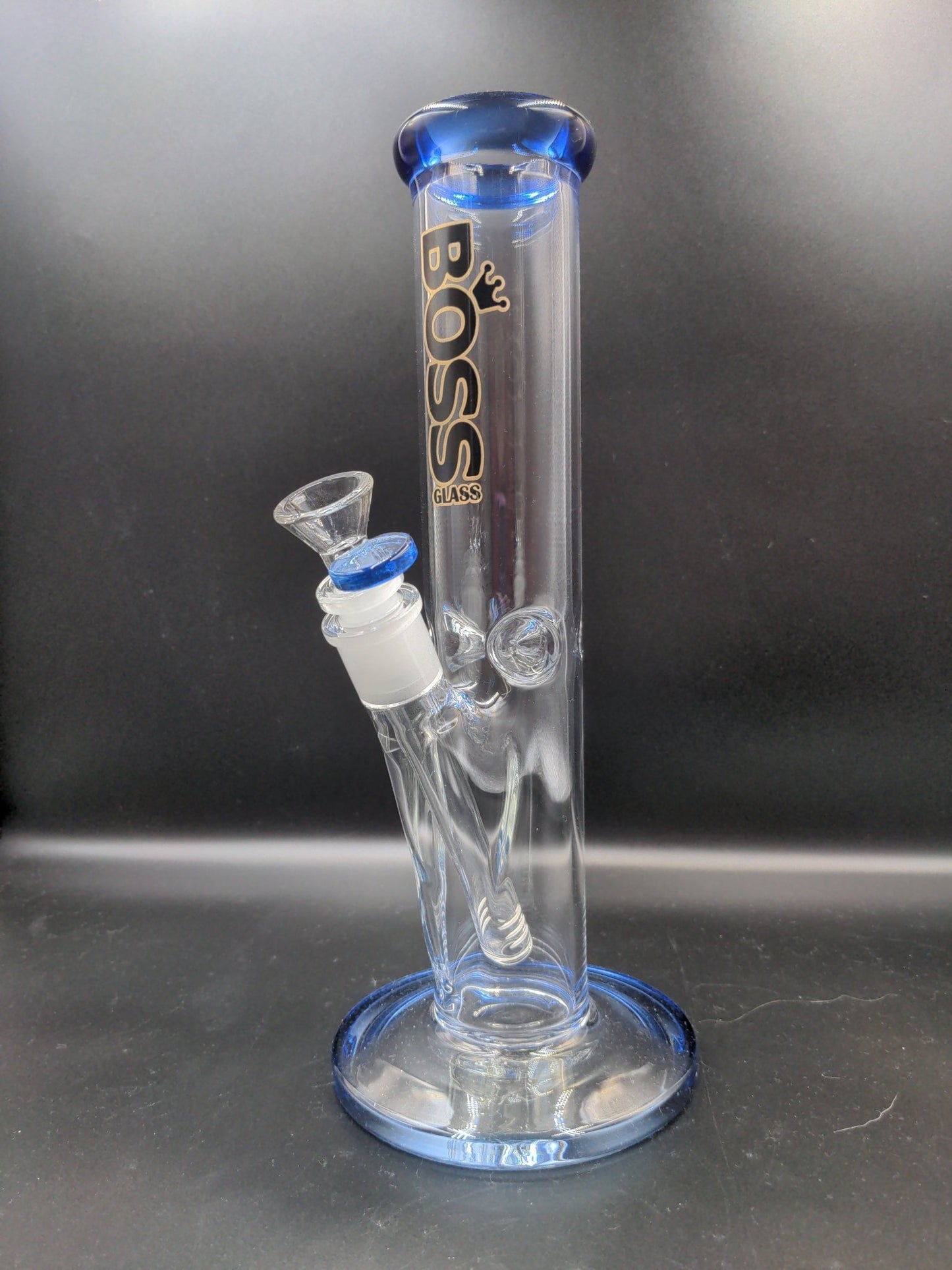 Boss Glass 12" Straight Tube Bong - Meech Madness Smoke Shop