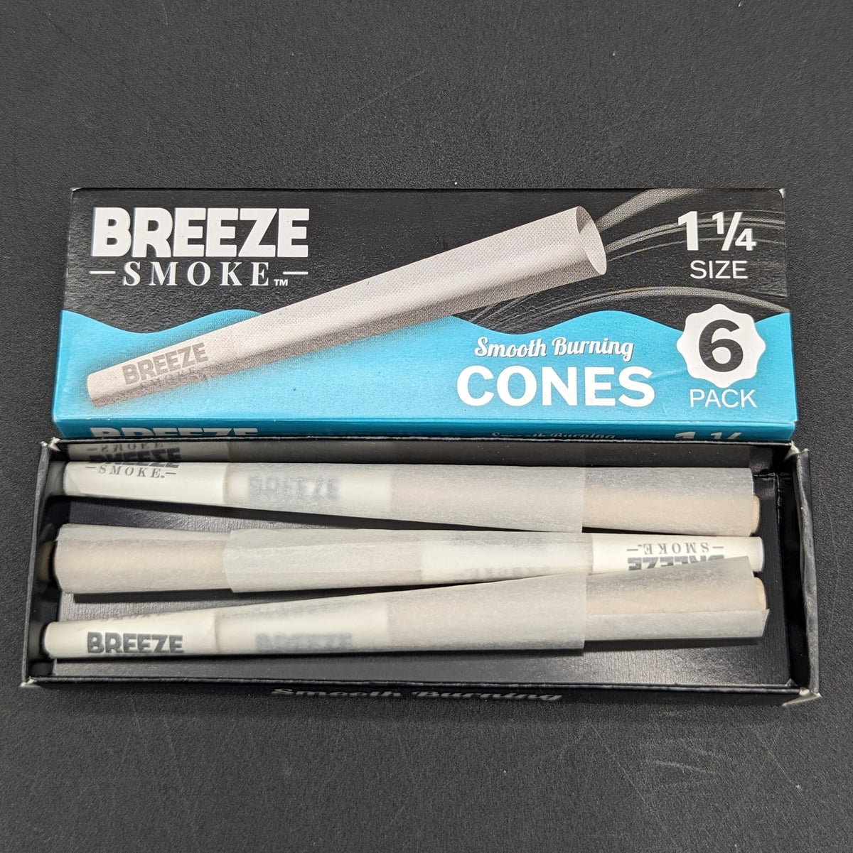 Breeze Smoke Paper Cones 1 1/14-Meech Madness Smoke Shop