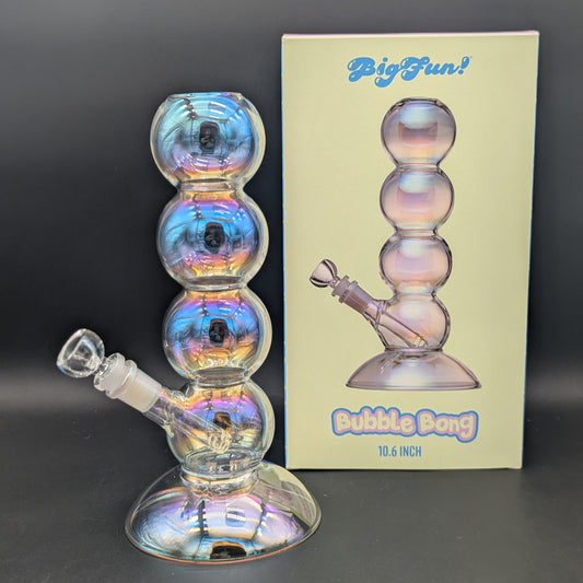 Bubble Bong - 10" Iridescent-Avernic Smoke Shop
