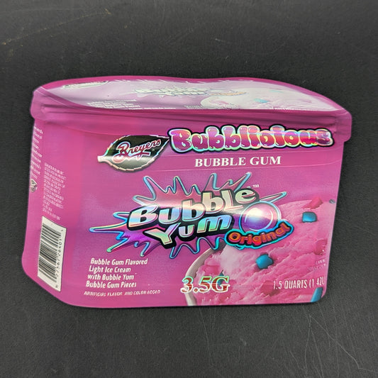 Bubble Gum Ice Cream 3.5g Mylar Bag-Meech Madness Smoke Shop