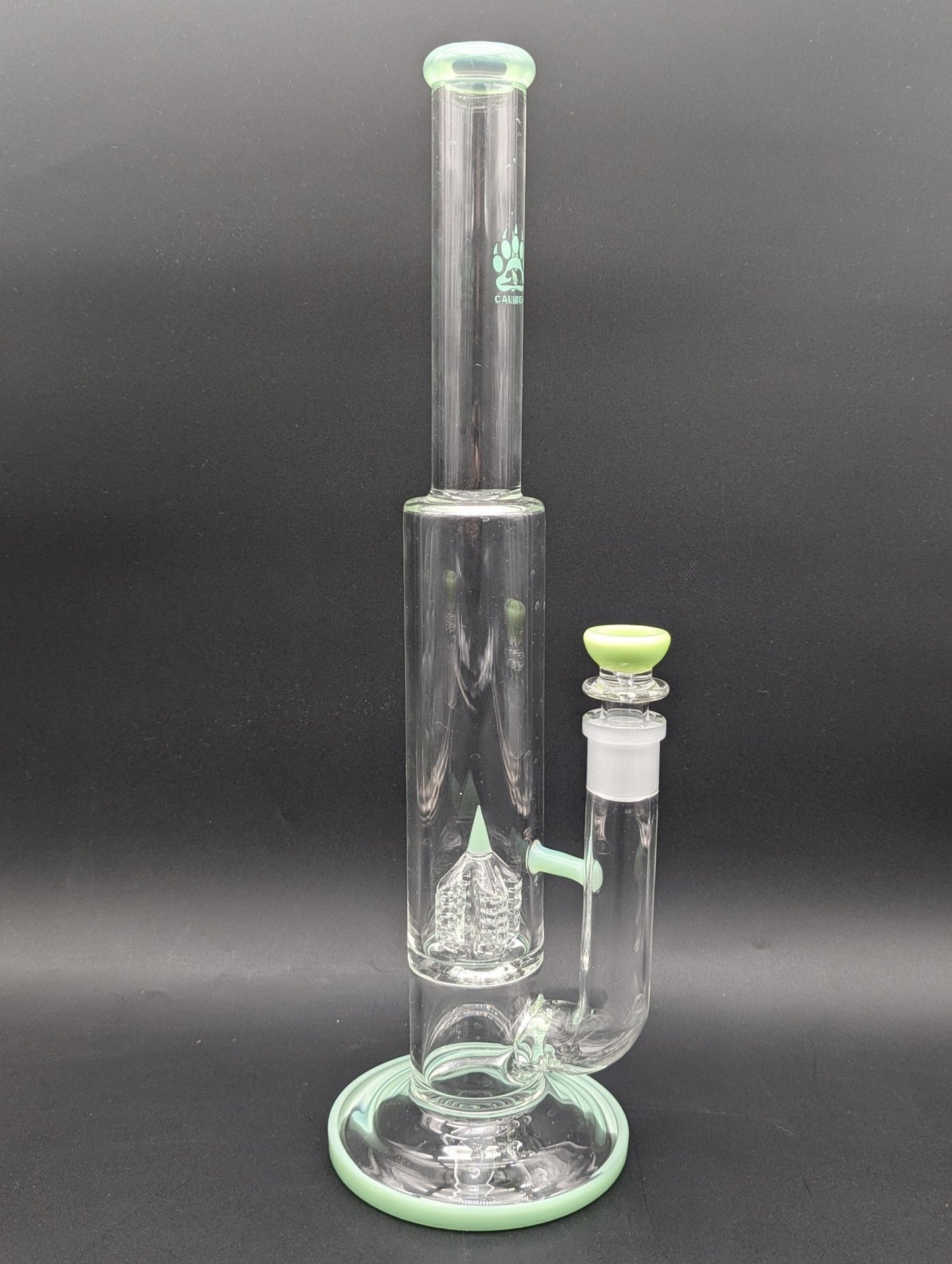 Calibear 16" Inv4 Tube Water Pipe - Meech Madness Smoke Shop