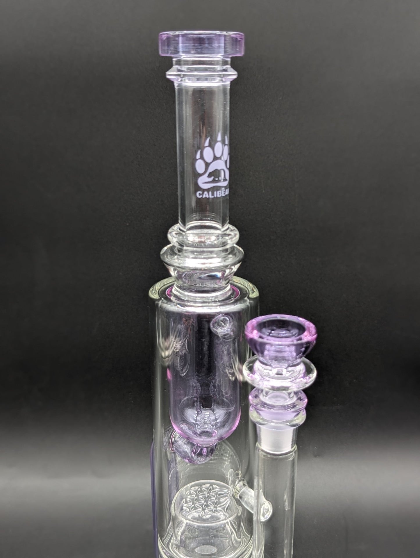 Calibear Flower Klein Water Pipe - Meech Madness Smoke Shop