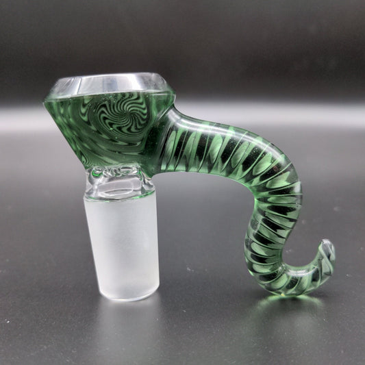 Captain Hook 18mm Stardust Wig Wag Slide w/ Handle-Avernic Smoke Shop