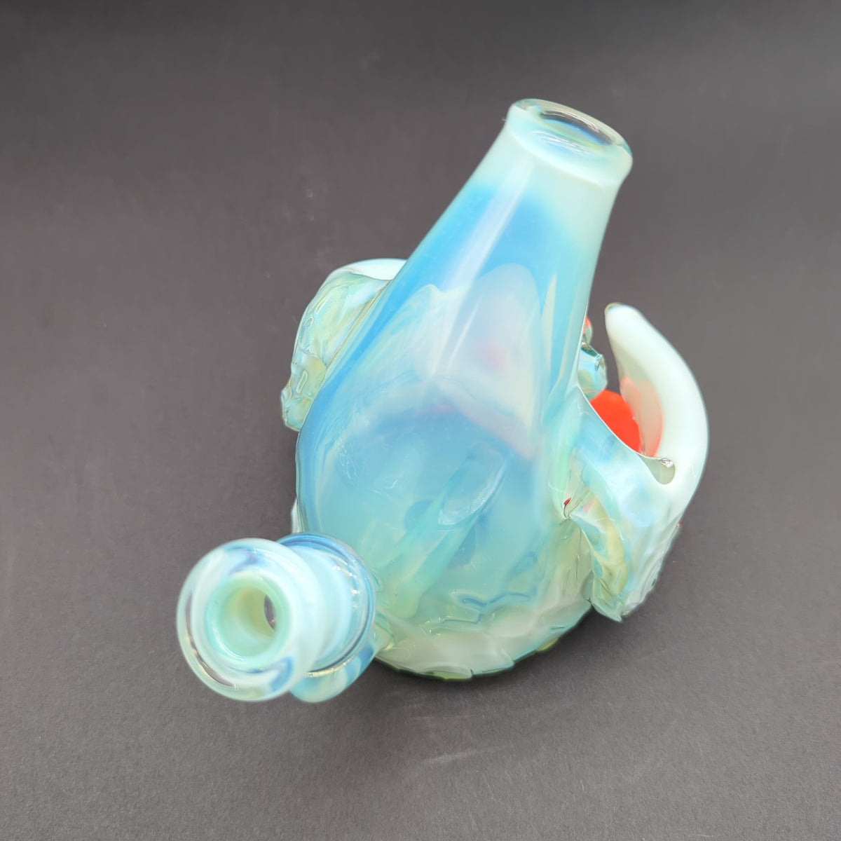Chaka Glass Faded Ice Cave Penguin Dab Rig-Meech Madness Smoke Shop