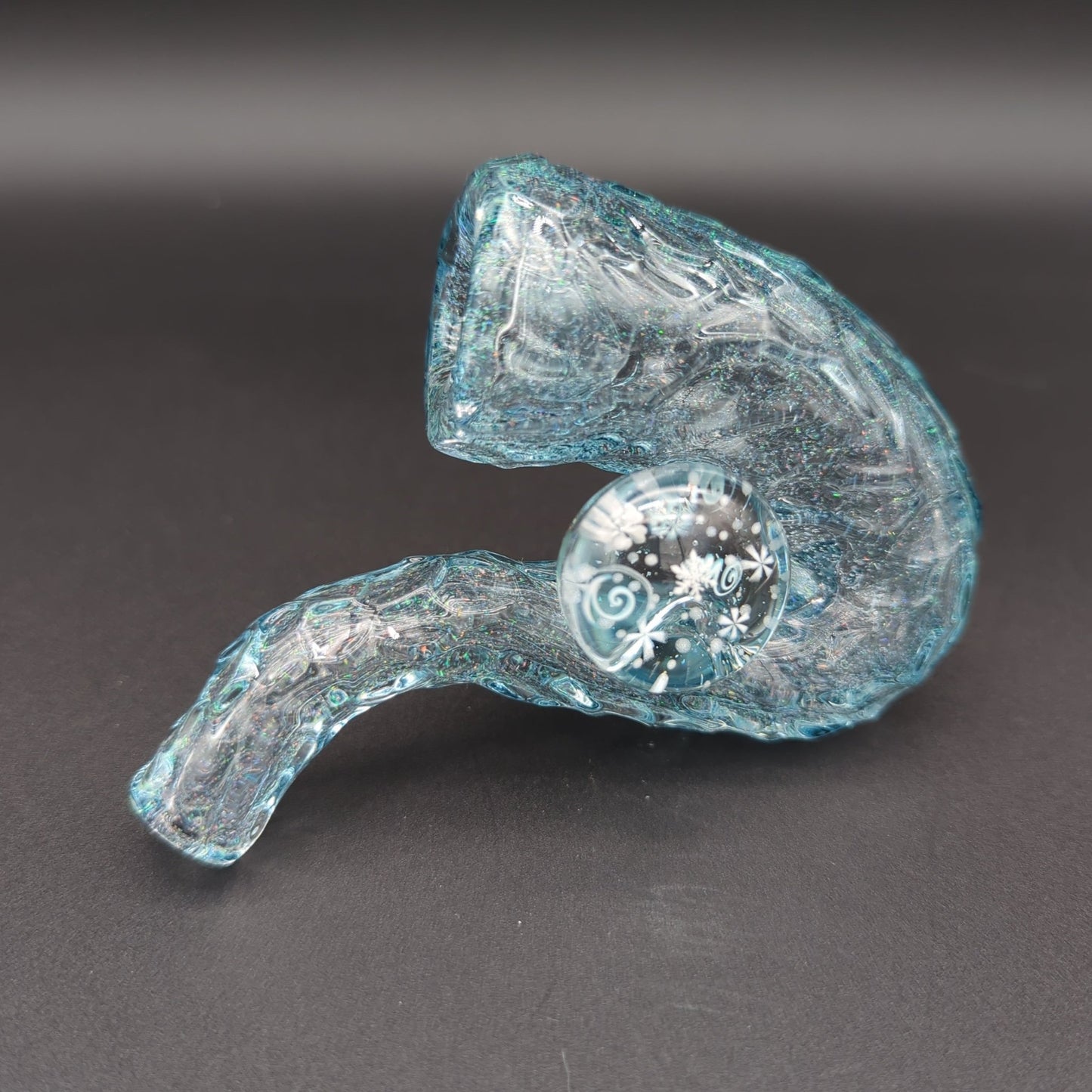 Chaka Glass Ice Cave Sherlock Pipe - Meech Madness Smoke Shop