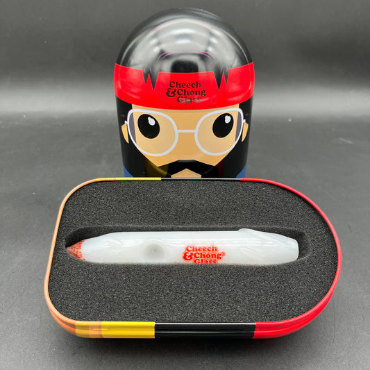 Cheech & Chong - 6" Labrador Hand Pipe with Collectable Tin-Avernic Smoke Shop