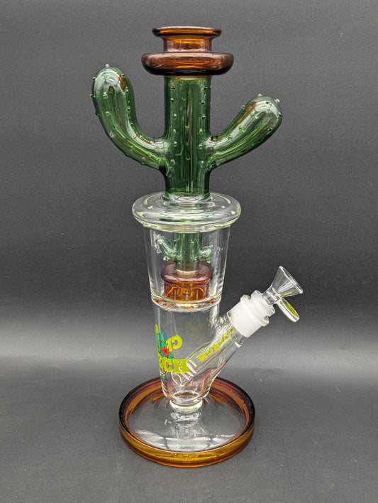 Cheech Glass - 12" Spiky Cactus Water Pipe