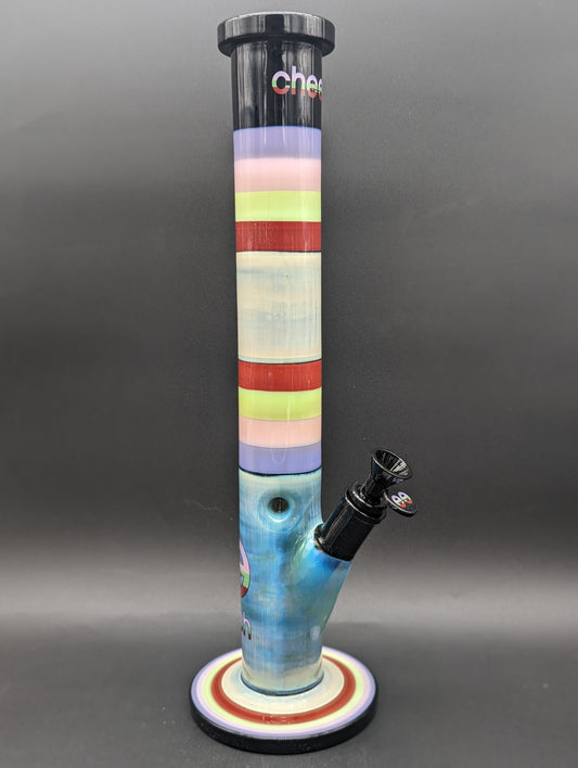 Cheech Glass - 16" Doing Too Much Straight Water Pipe - Meech Madness Smoke Shop