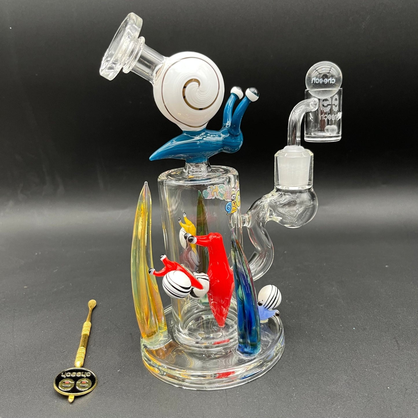 Cheech Glass - 8.5" Snailmate Water Pipe - Meech Madness Smoke Shop