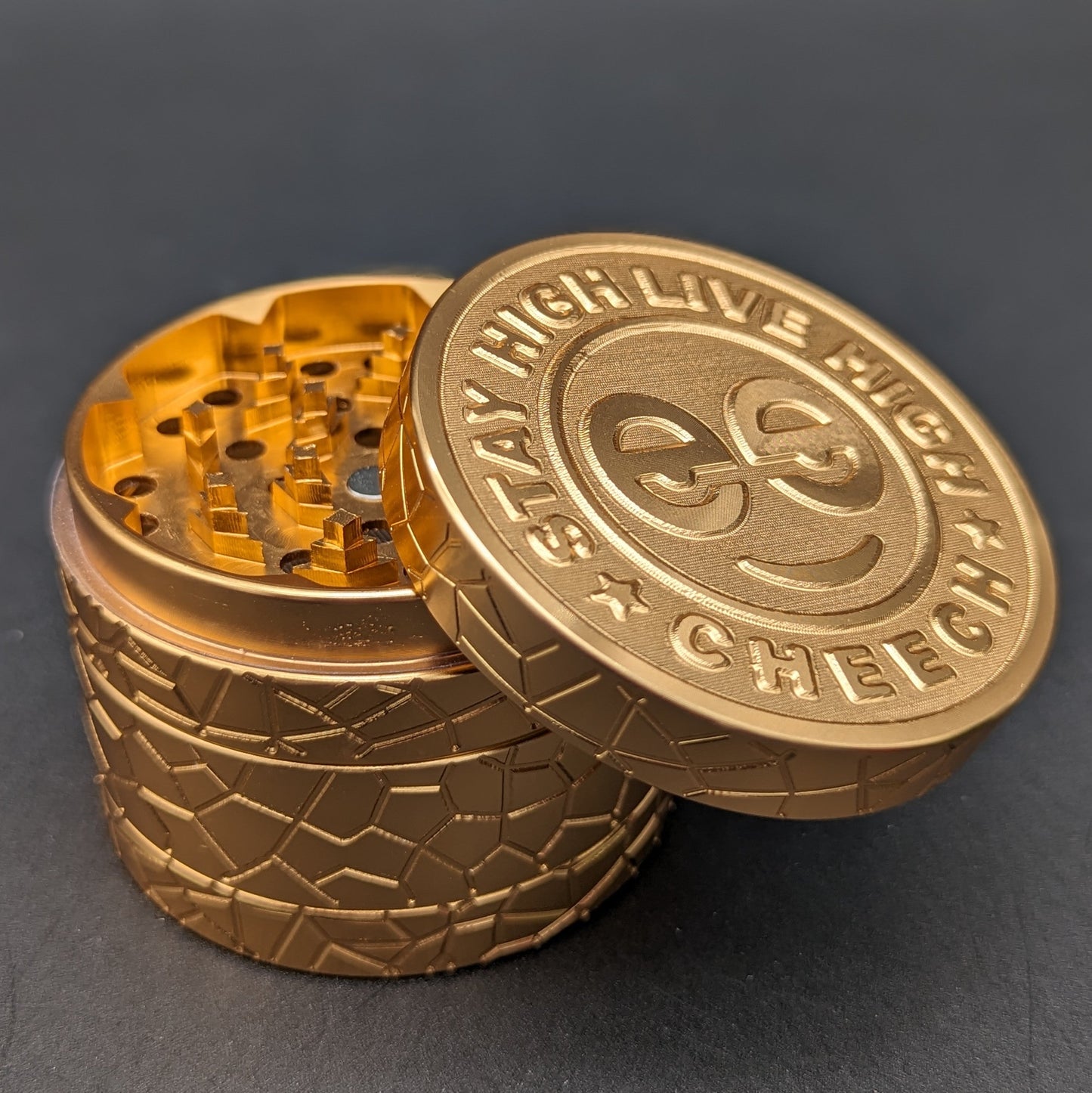 Cheech Glass Dragon Scale Grinder 63mm-Avernic Smoke Shop