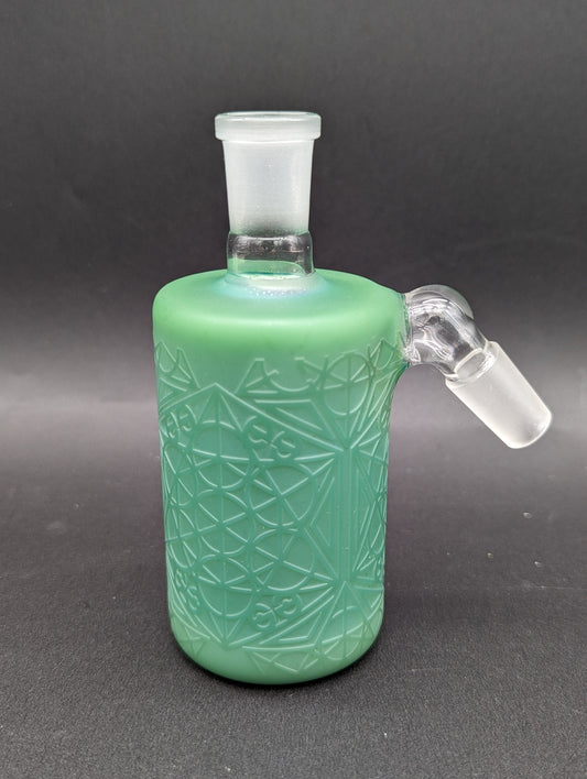 Cheech Glass - Milky Frosted Ash Catcher 14mm 45 Degree-Avernic Smoke Shop
