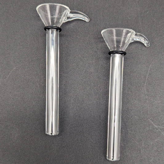 Clear Glass 9mm Slide w/ Rubber Seal-Avernic Smoke Shop