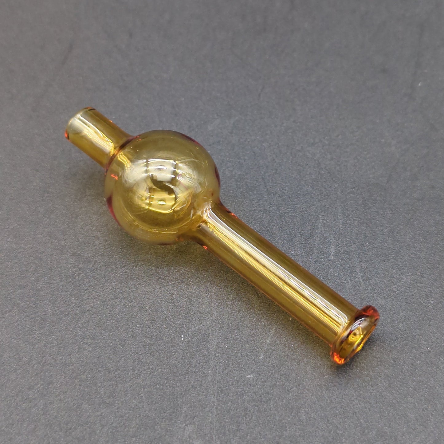 Clear Glass Long Necked Bubble Cap-Avernic Smoke Shop
