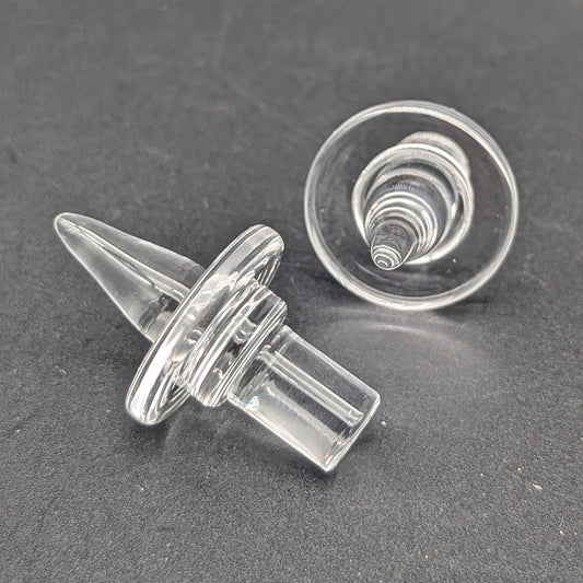 Clear Quartz Plug Carb Cap-Avernic Smoke Shop