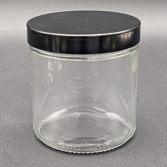 Clear Screw Top Jar | Extra Large | 3.75"x3.5" - Meech Madness Smoke Shop