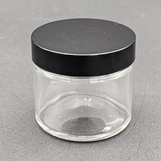 Clear Screw Top Jar | Small | 1.8"x2.1" - Meech Madness Smoke Shop