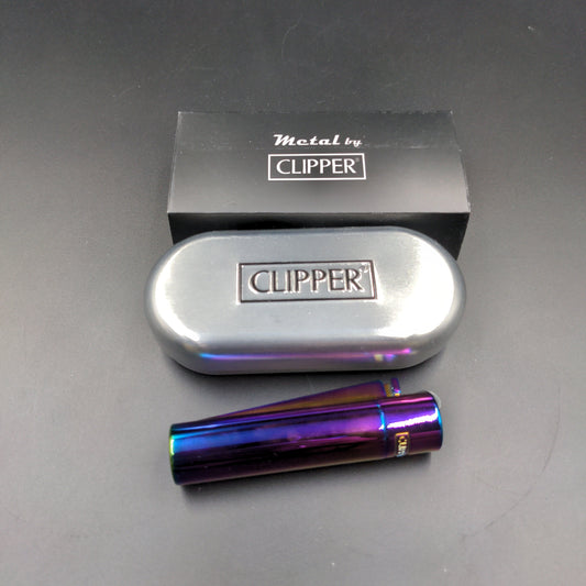 Clipper "ICY" Refillable Butane Lighter - Metal-Avernic Smoke Shop