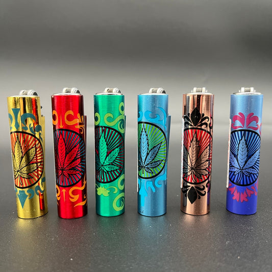 Clipper Lighter | Metal Designs-Meech Madness Smoke Shop