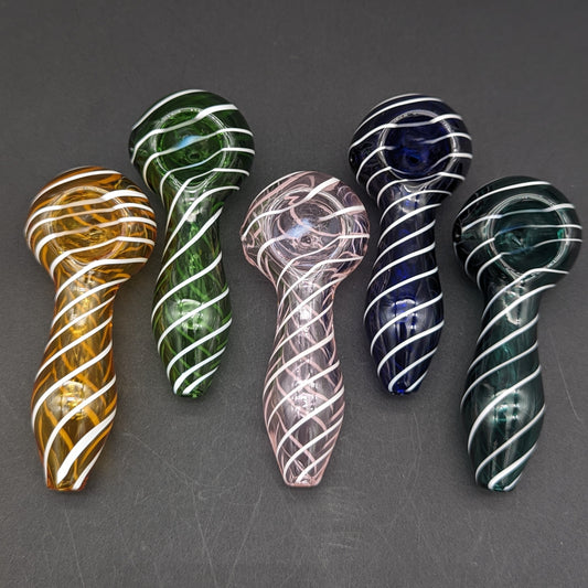 Phoenix Color Swirl 4" Hand Pipe-Avernic Smoke Shop