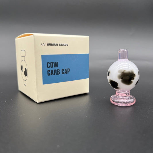 Cow Patterned Bubble Carb Cap-Avernic Smoke Shop