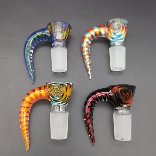 XL Curved Claw Bowl Piece 18mm with Screen-Avernic Smoke Shop