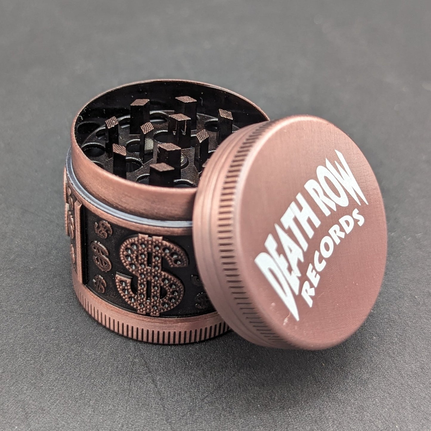 Death Row Records - 1.6" 4 Part Zinc USD Mini Grinder - Meech Madness Smoke Shop