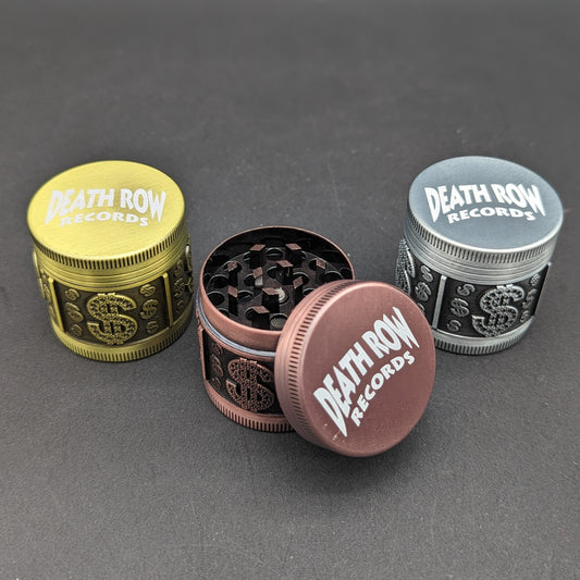 Death Row Records - 1.6" 4 Part Zinc USD Mini Grinder-Avernic Smoke Shop