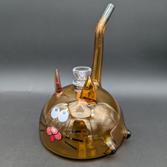 Derpy Cat 7" Bubbler Bong-Avernic Smoke Shop