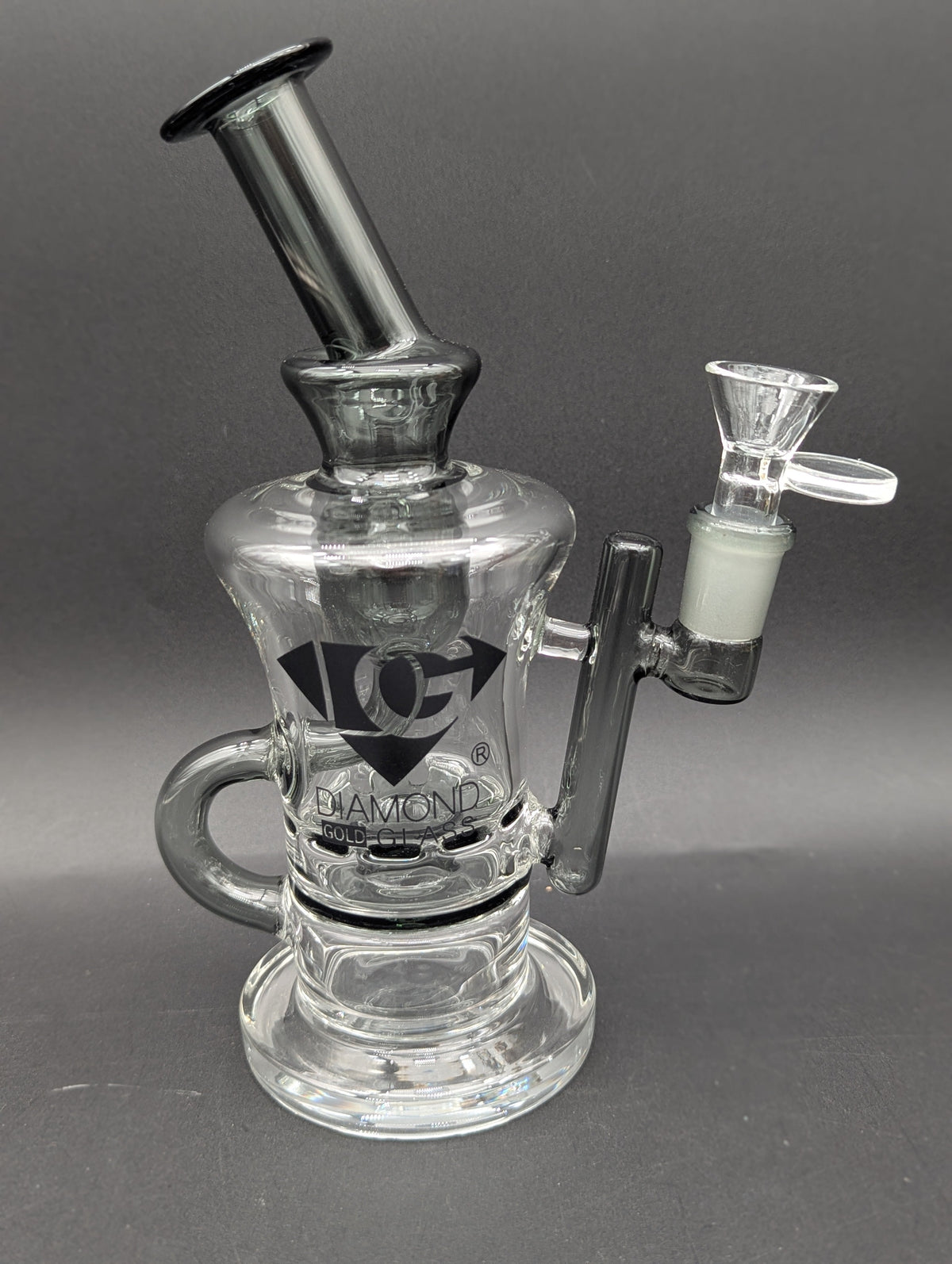 Diamond Glass Snowflake Klein Recycler-Meech Madness Smoke Shop