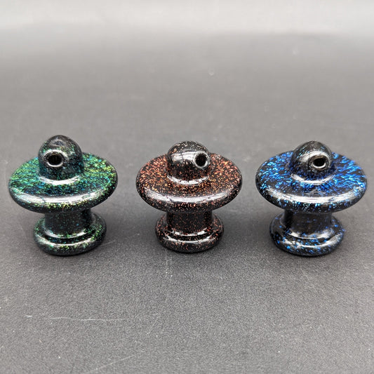 Dichroic UFO Directional Carb Caps-Meech Madness Smoke Shop