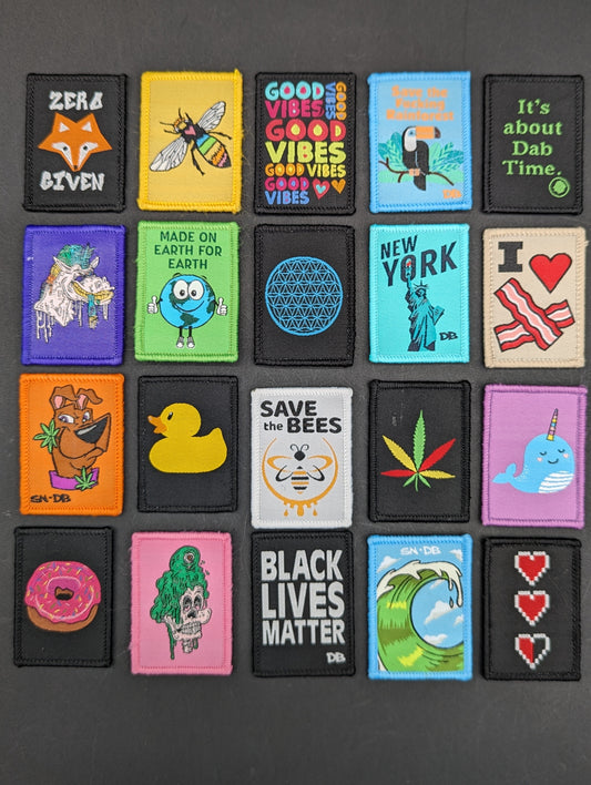 Dime Bags - Interchangeable Patches-Meech Madness Smoke Shop