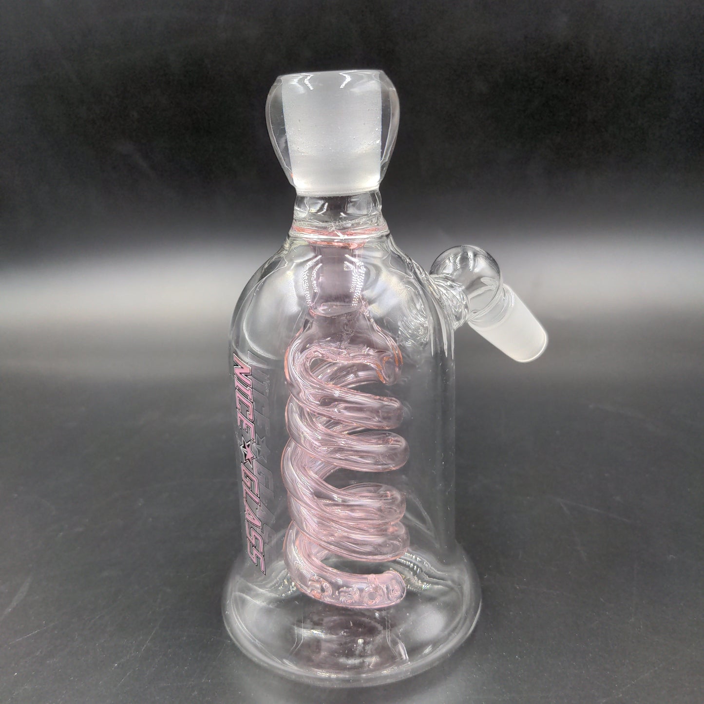 Double-Coil Diffuser Ash Catchers - 14mm 45 Degrees-Avernic Smoke Shop