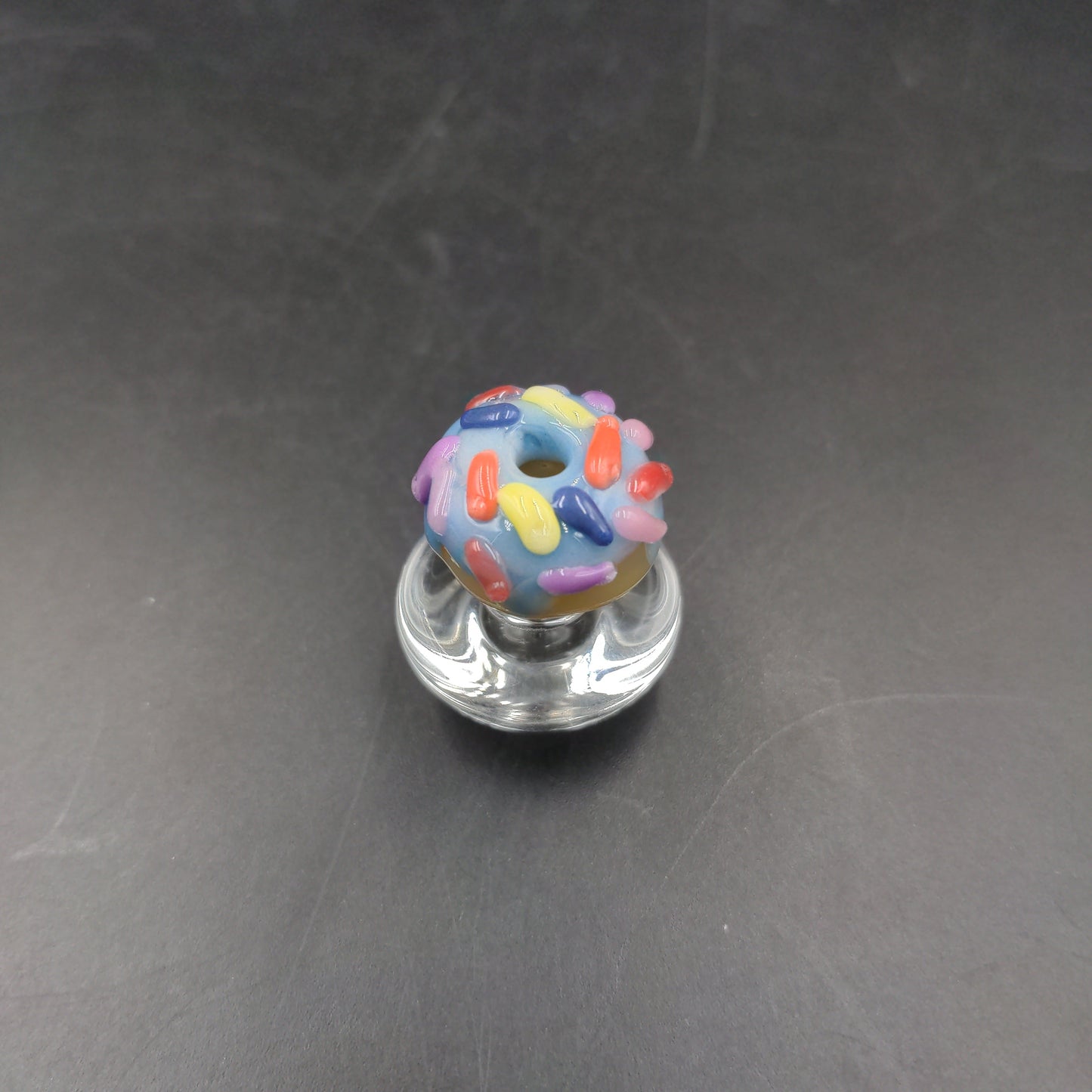 Empire Glassworks Blue Donut - Peak Carb Cap-Avernic Smoke Shop