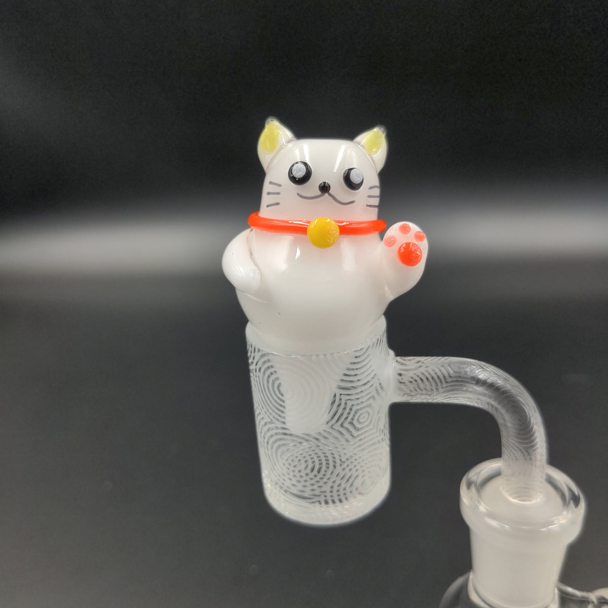 Empire Glassworks Zen Kitty Bubble Cap-Meech Madness Smoke Shop
